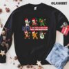 Dabbing Santa Elf Friends Christmas Lets Go Brans T Shirt Best Sale