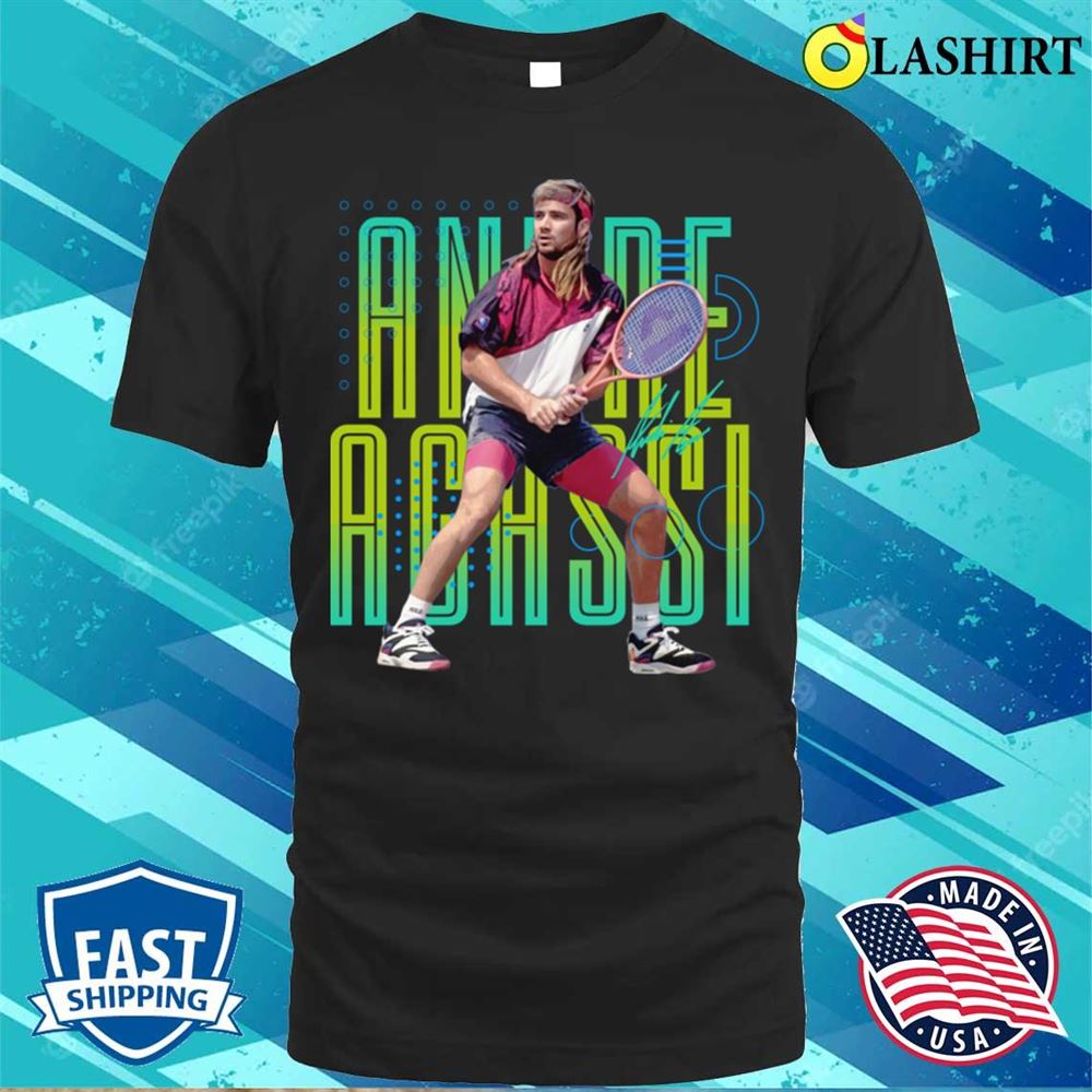 agassi tennis shirt
