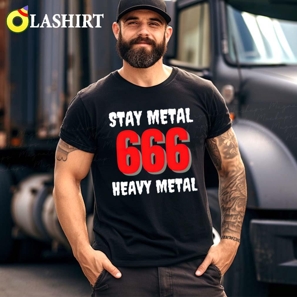 Stay Metal 666 Heavy Metal T-shirt