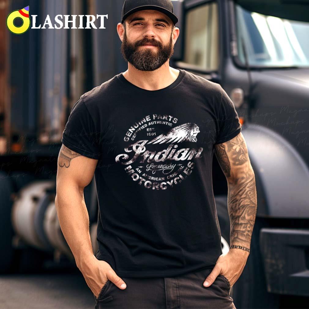 Indiann Motorcycless Vintage Sign Legendarywhite T-shirt Best Sale