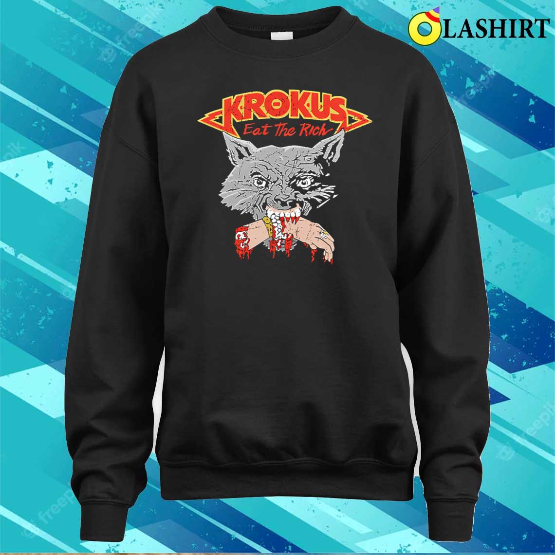 Krokus Band T-shirt Sweater Shirt Krokus Band T-shirt Sweater Shirt