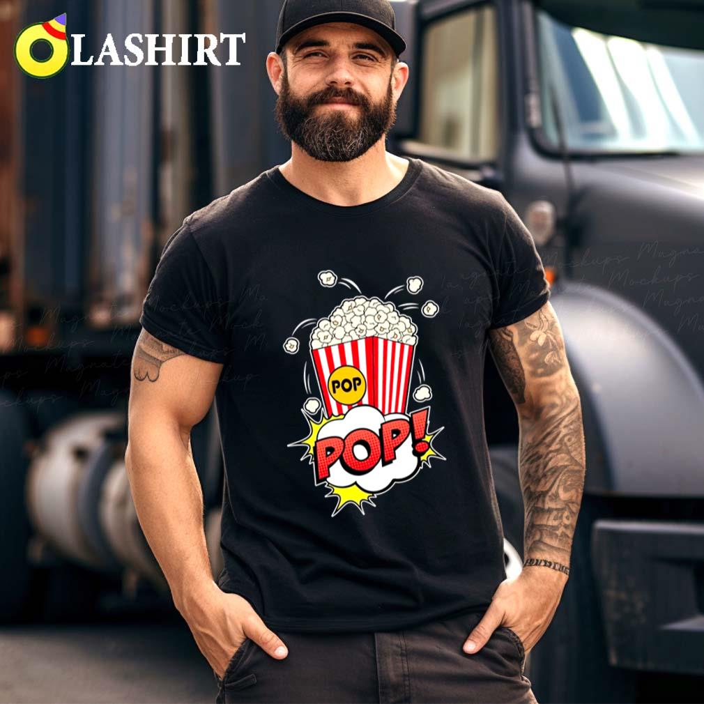 Popcorn Vintage Retro Funny Popcorn Lovers Gift T-shirt