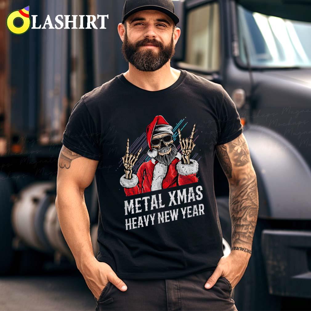 Metal Christmas Heavy New Year T-shirt