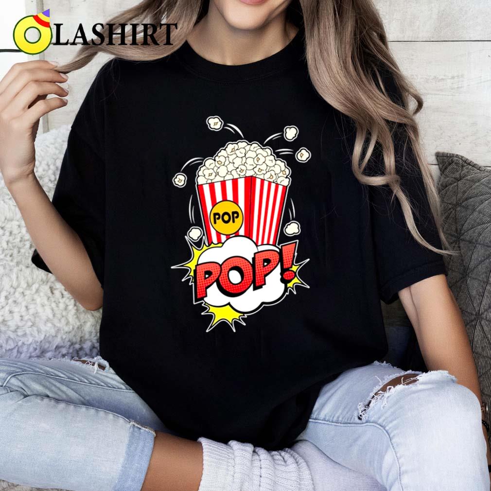 Popcorn Vintage Retro Funny Popcorn Lovers Gift T-shirt Classic Shirt