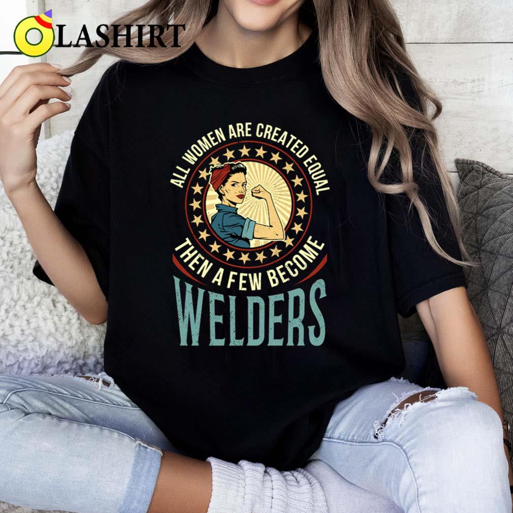 Welder Women Welding Weld Job Vintage Retro Funny T-shirt Classic Shirt