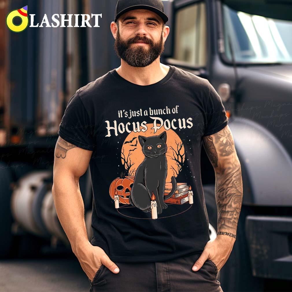Black Cat It's Just A Bunch Of Hocus Pocus Shirt