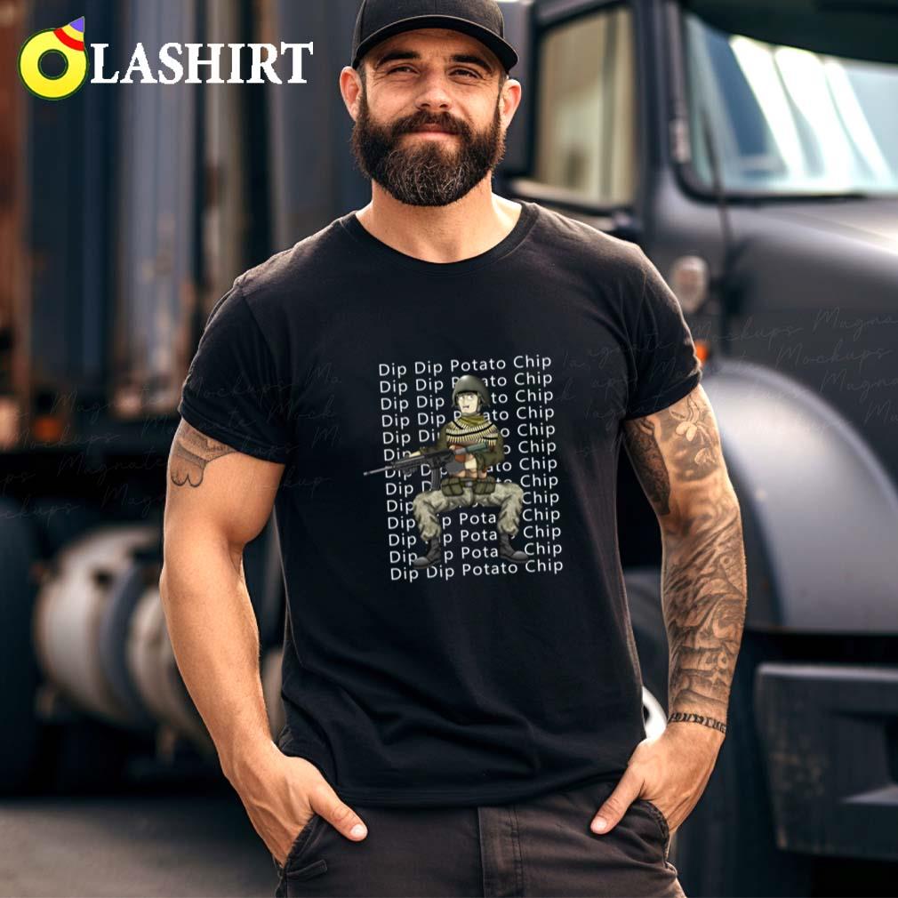 Dip Dip Potato Chip Hank t-shirt