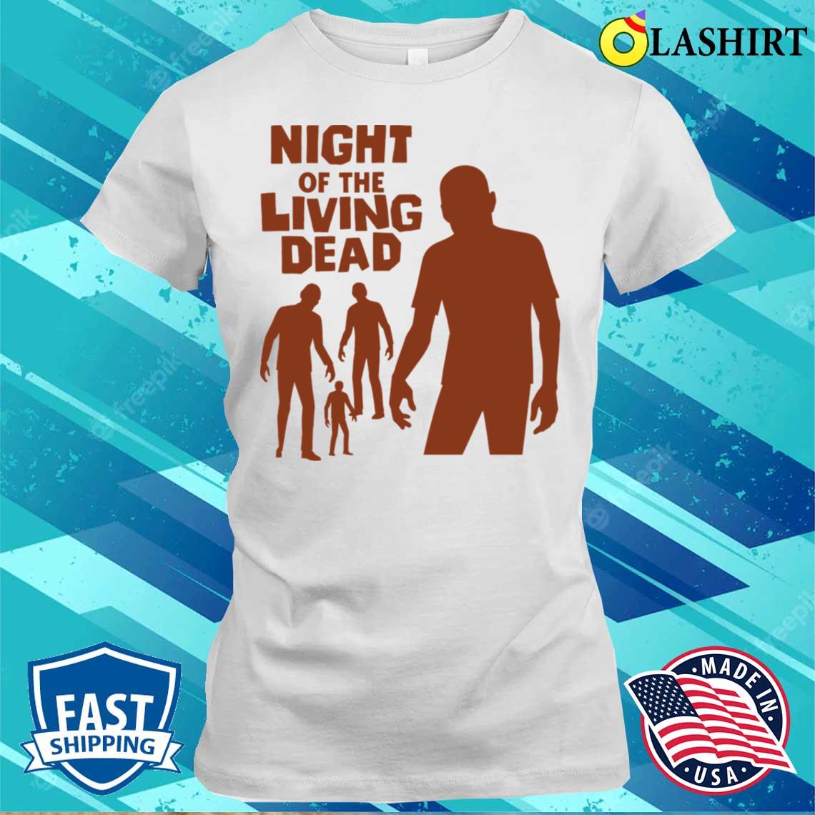 Silhouette Night Of The Living Dead T-shirt