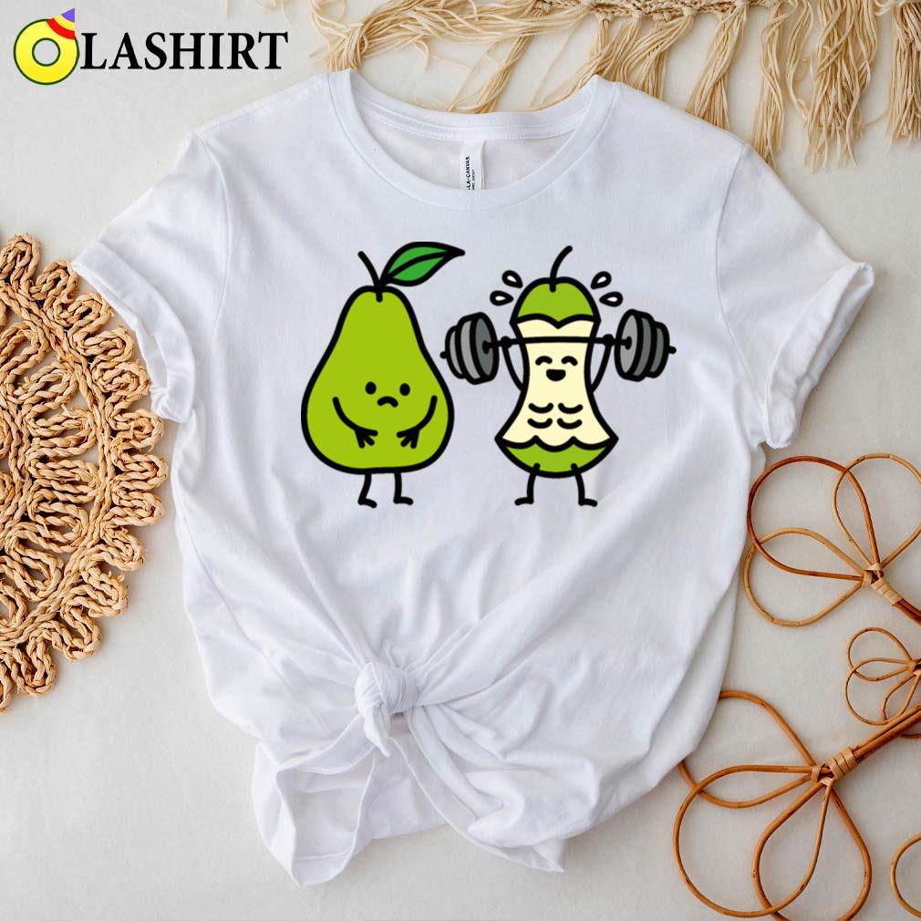 Weightlifting Pear Funny Gym Bodybuilding Workout T-shirt