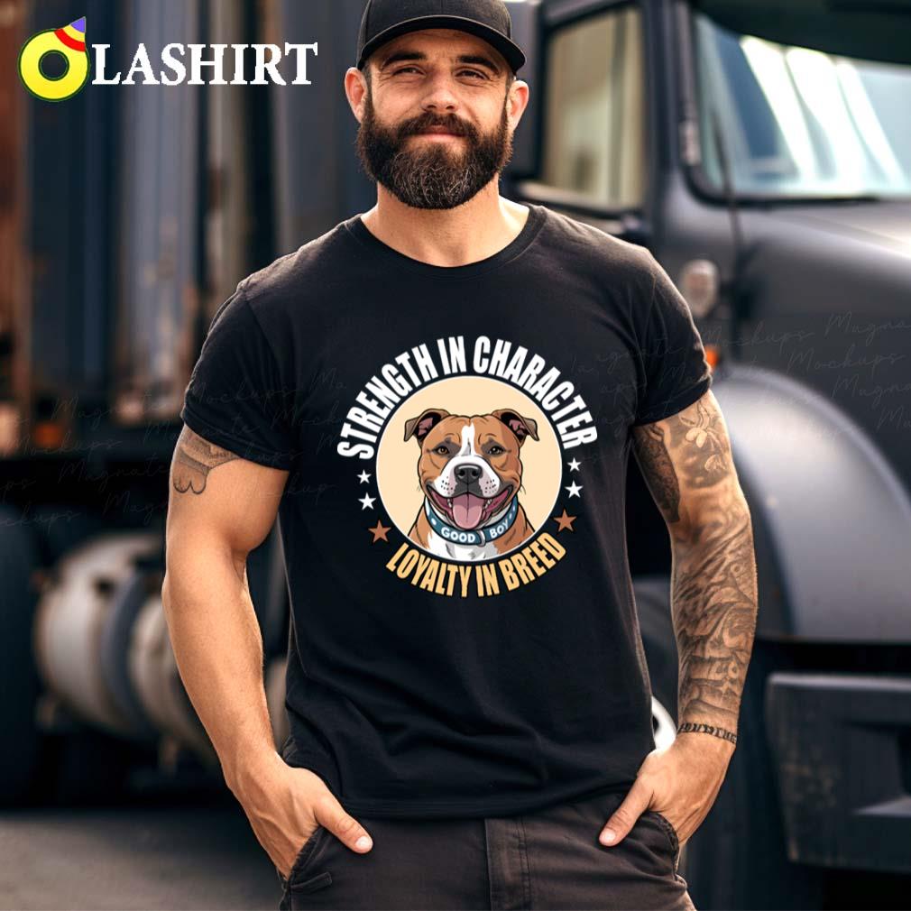 Amstaff Classic White - Loyal And Confident T-shirt