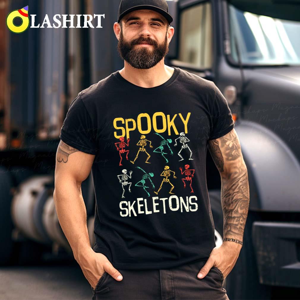 Spooky Skeletons Shirt, Dancing Skeletons Tshirt