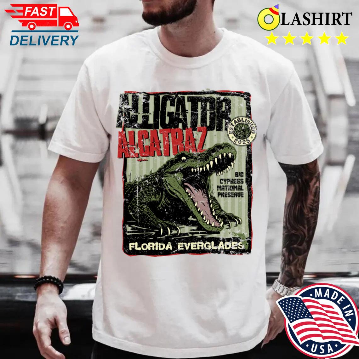 Alligator Alcatraz T-shirt Best Sale