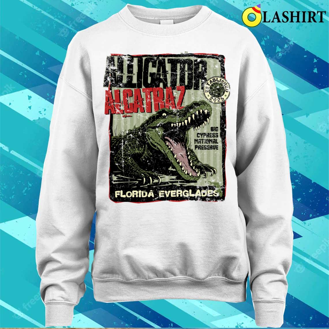 Alligator Alcatraz T-shirt Sweater Shirt