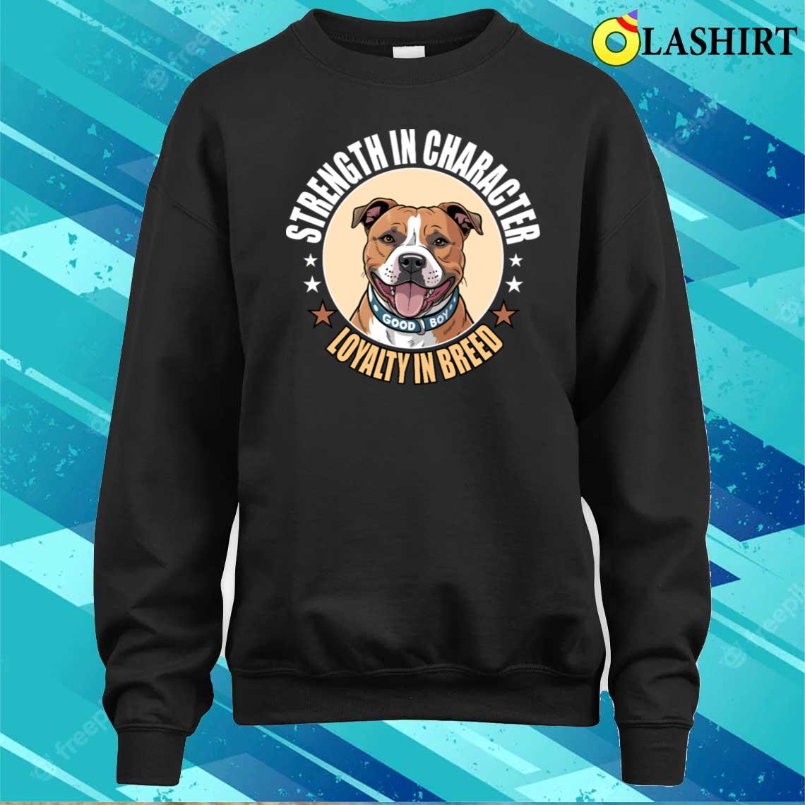 Amstaff Classic White - Loyal And Confident T-shirt Sweater Shirt