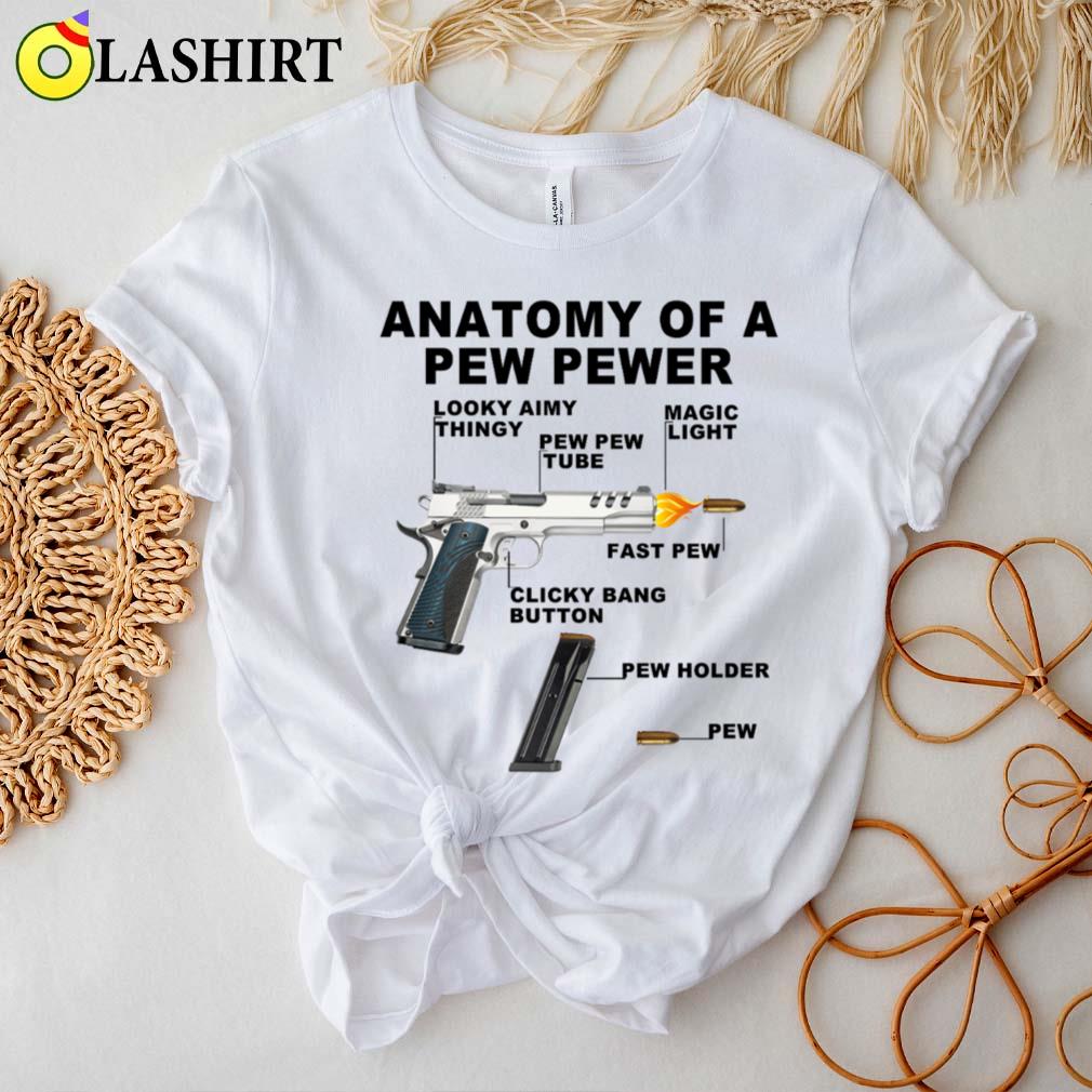 Anatomy Of A Pew Pewer Gun T-shirt Best Sale