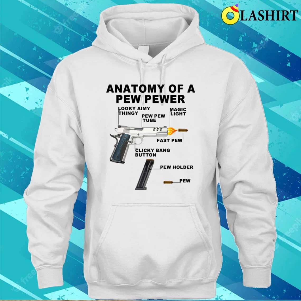 Anatomy Of A Pew Pewer Gun T-shirt Unisex Hoodie