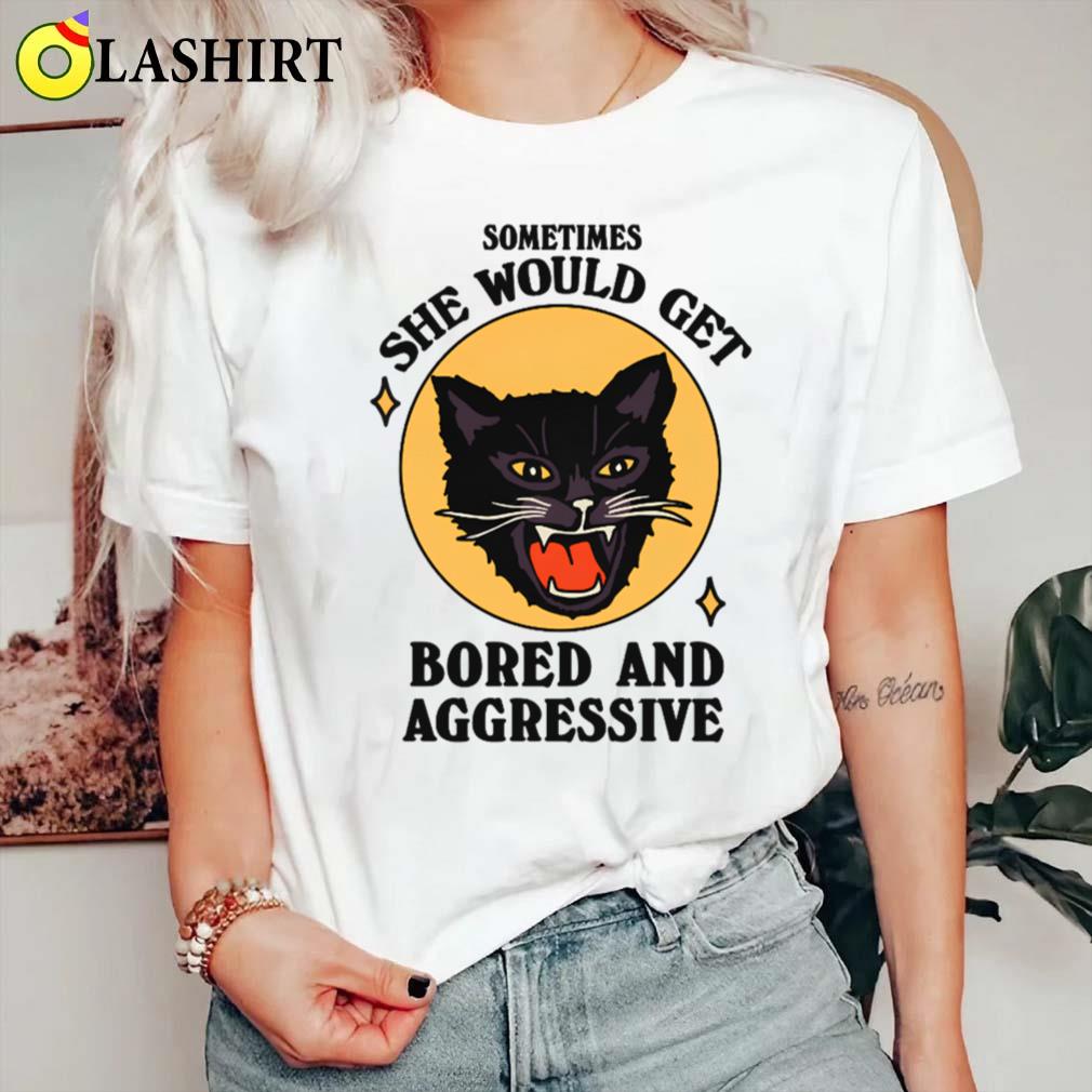 Angry Cat Meme Funny Aggressive Cat Cat Lover T-shirt Classic Shirt