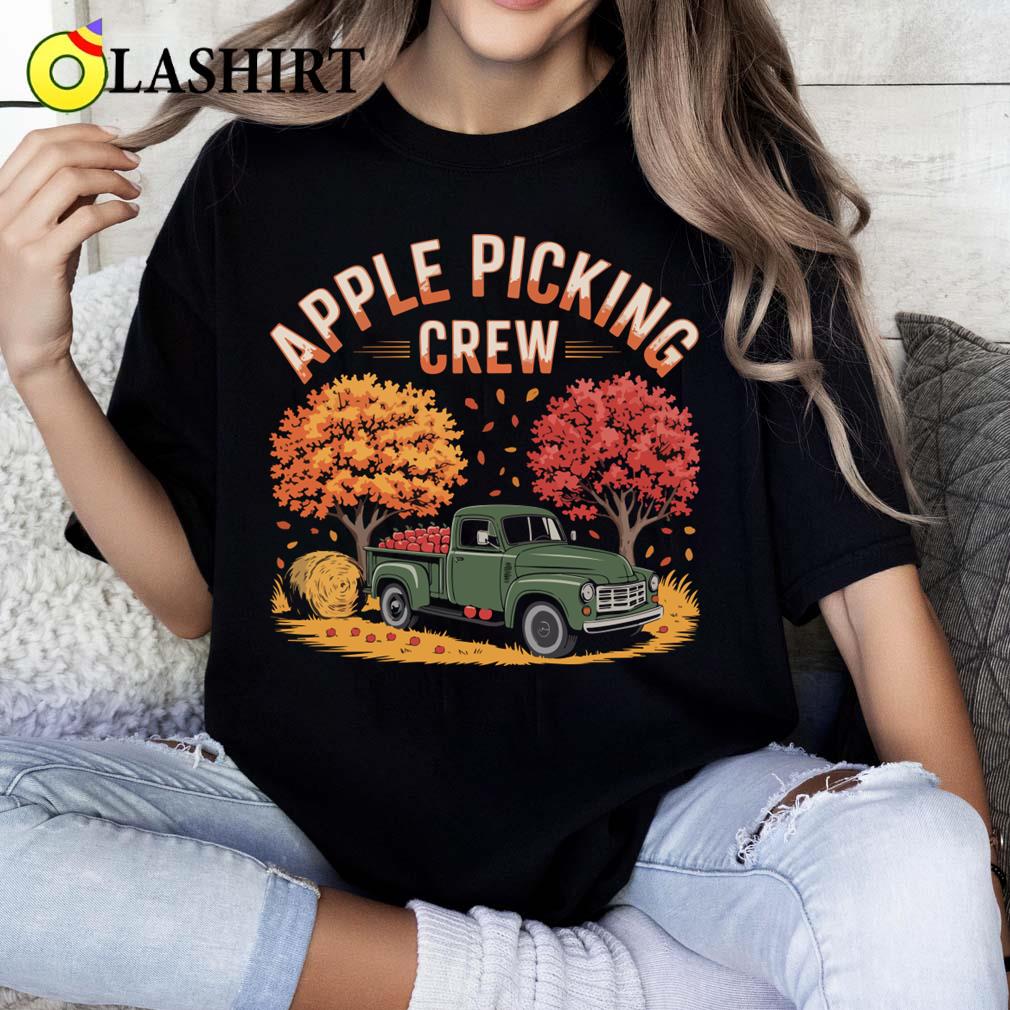 Apple Picking Crew Autumn Fall Orchard Season Fun T-shirt Classic Shirt