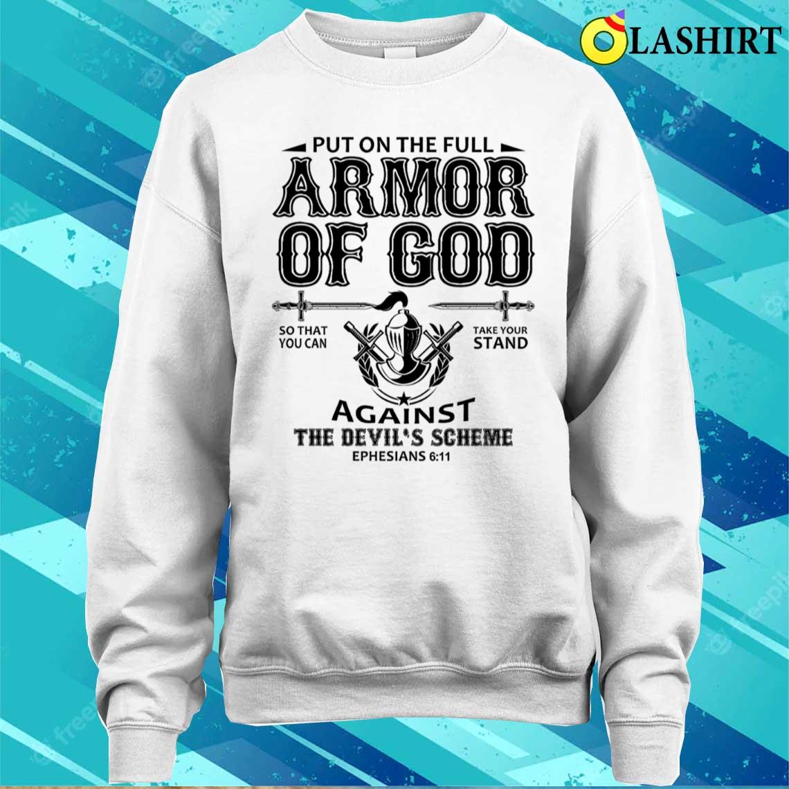 Armor Of God Shirt - Christian Faith Spiritual War T-shirt Sweater Shirt