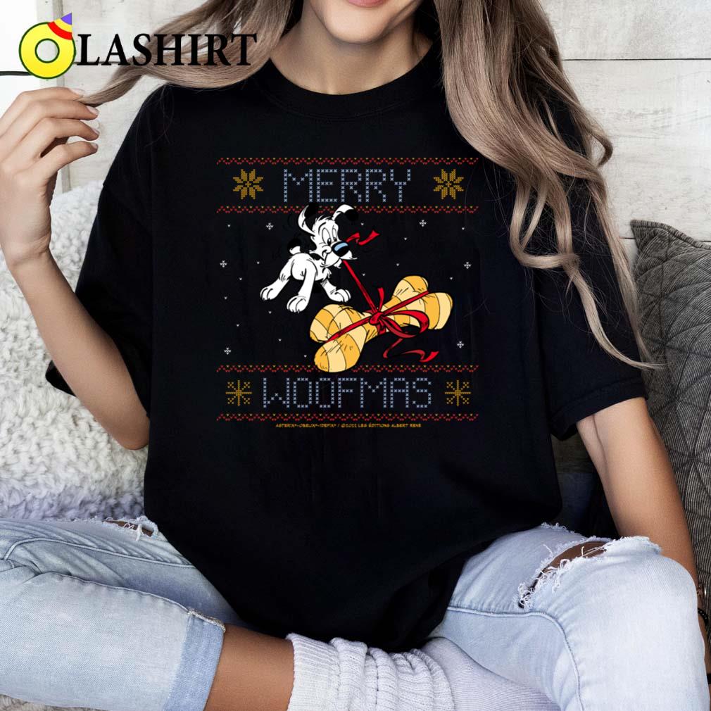 Asterix - Idefix Merry Christmas T-shirt Classic Shirt Asterix - Idefix Merry Christmas T-shirt Classic Shirt