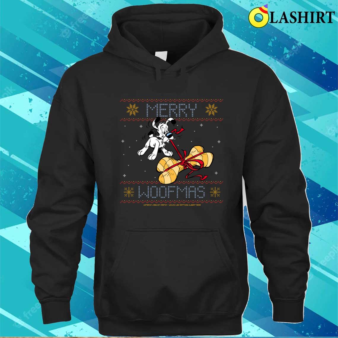 Asterix - Idefix Merry Christmas T-shirt Unisex Hoodie Asterix - Idefix Merry Christmas T-shirt Unisex Hoodie