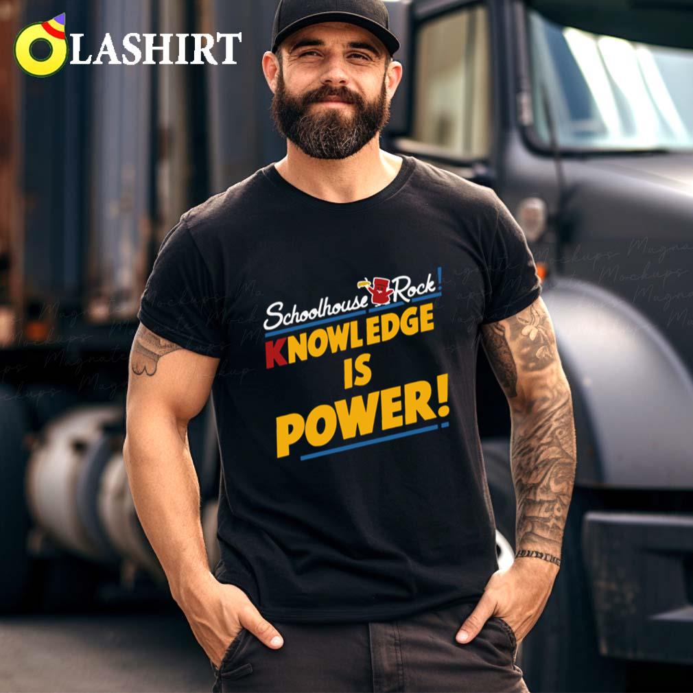 Schoolhouse Rock Knowledge Is Power Back To School T-shirt