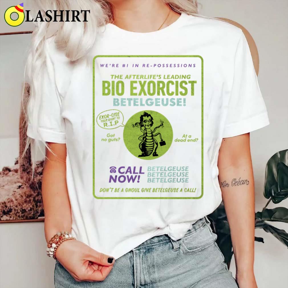 Beetlejuice 2 Bio Exorcist Betelgeuse! Phone Ad T-shirt Classic Shirt
