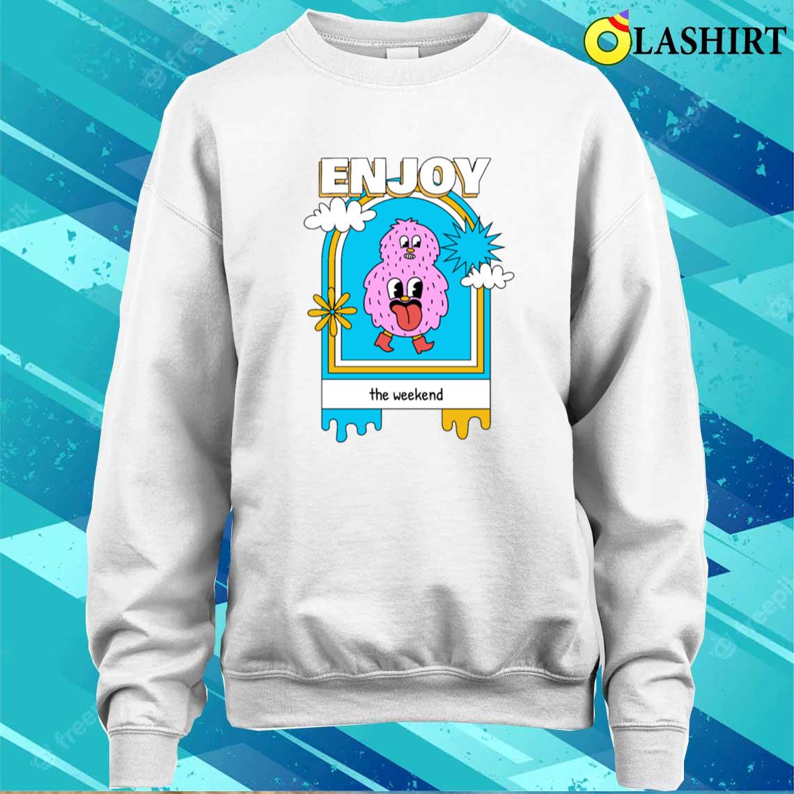 Cartoonish T Shirt Psychedelic Character T-shirt Sweater Shirt