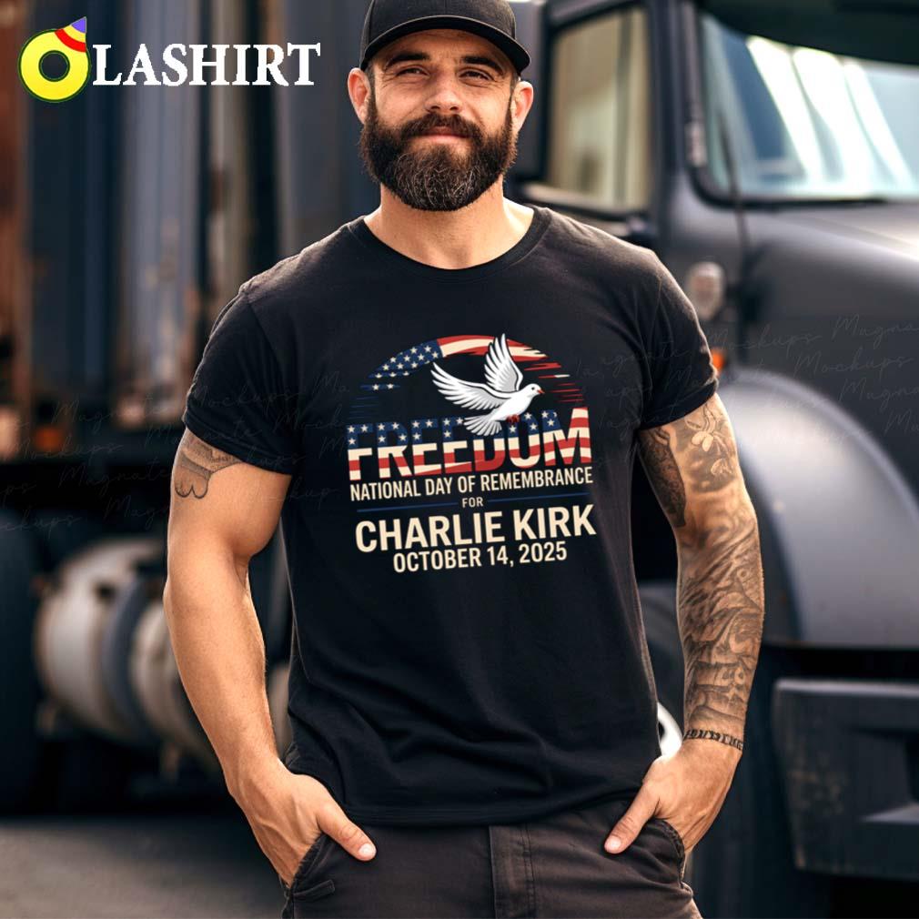 Charlie Kirk Remembrance Shirt, American Patriot Design Best Sale