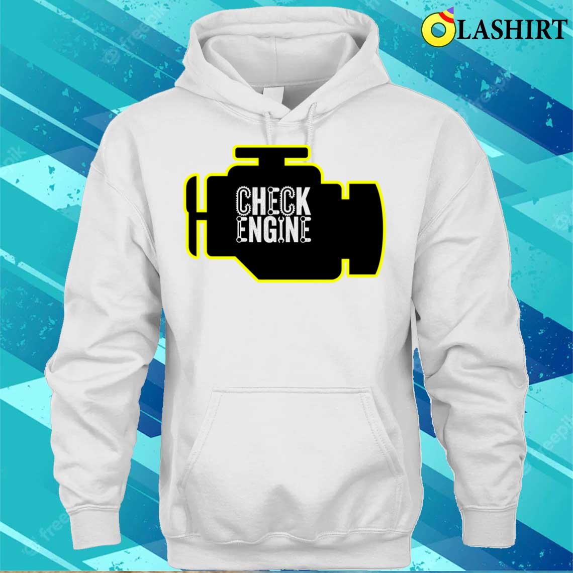 Check Engine T-shirt Unisex Hoodie
