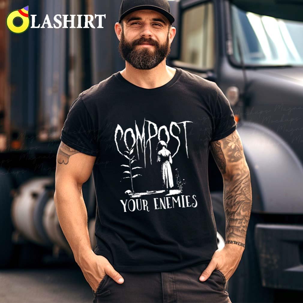 Compost Your Enemies Retro Mental Health Shirt Best Sale
