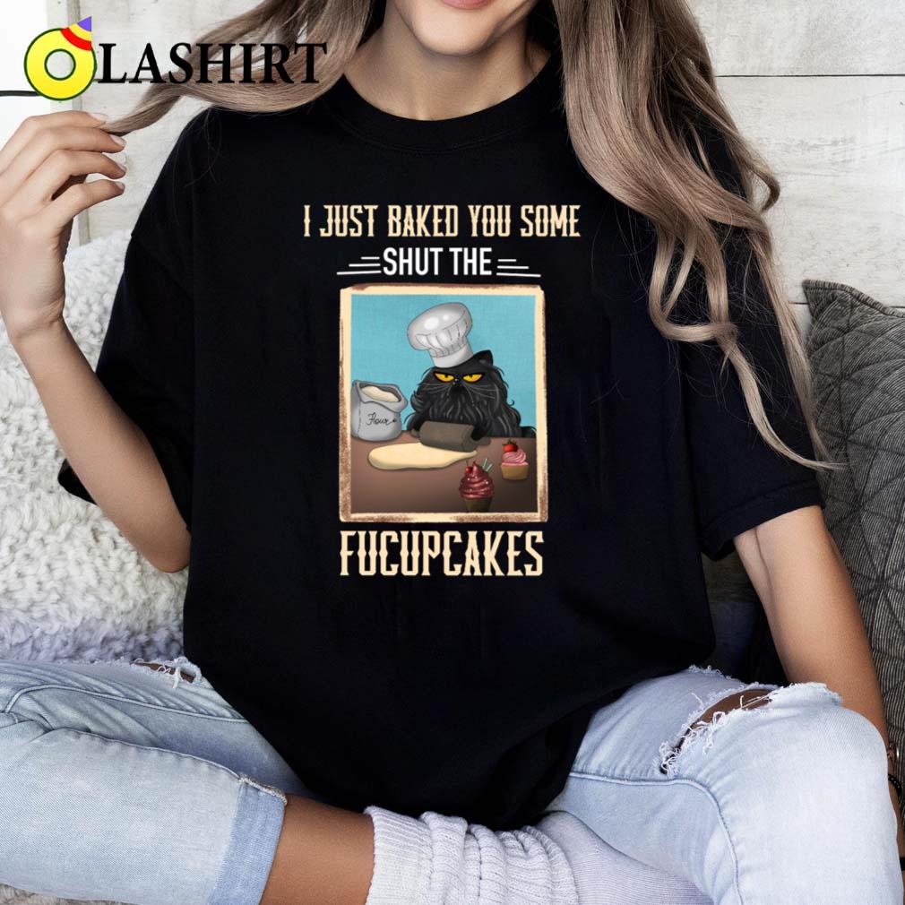 Feline Chef Fucupcakes Humor T-shirt Classic Shirt