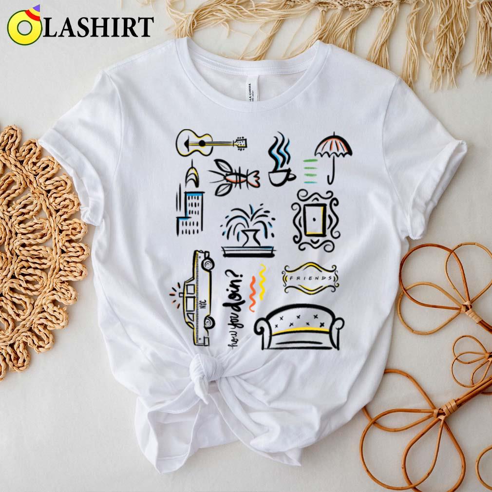 Friends Icons T-shirt Best Sale