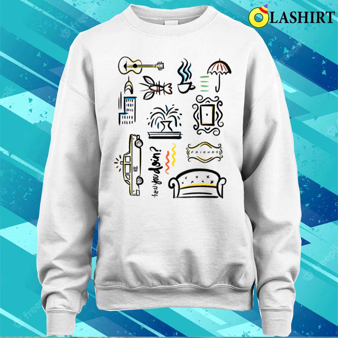 Friends Icons T-shirt Sweater Shirt