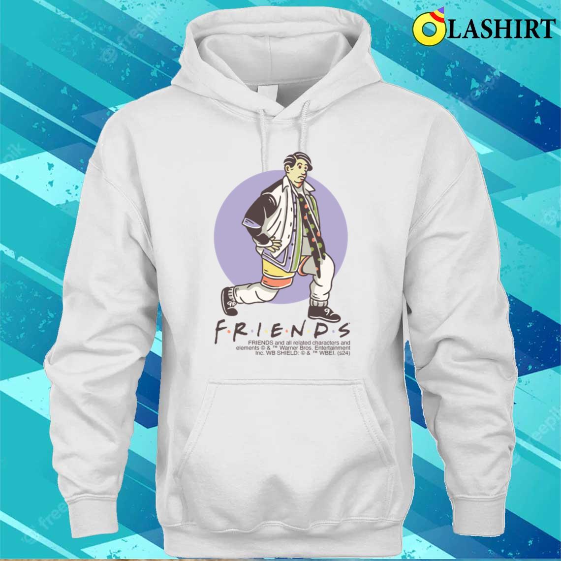Friends Joey Wearing Chandler's Clothes T-shirt Unisex Hoodie