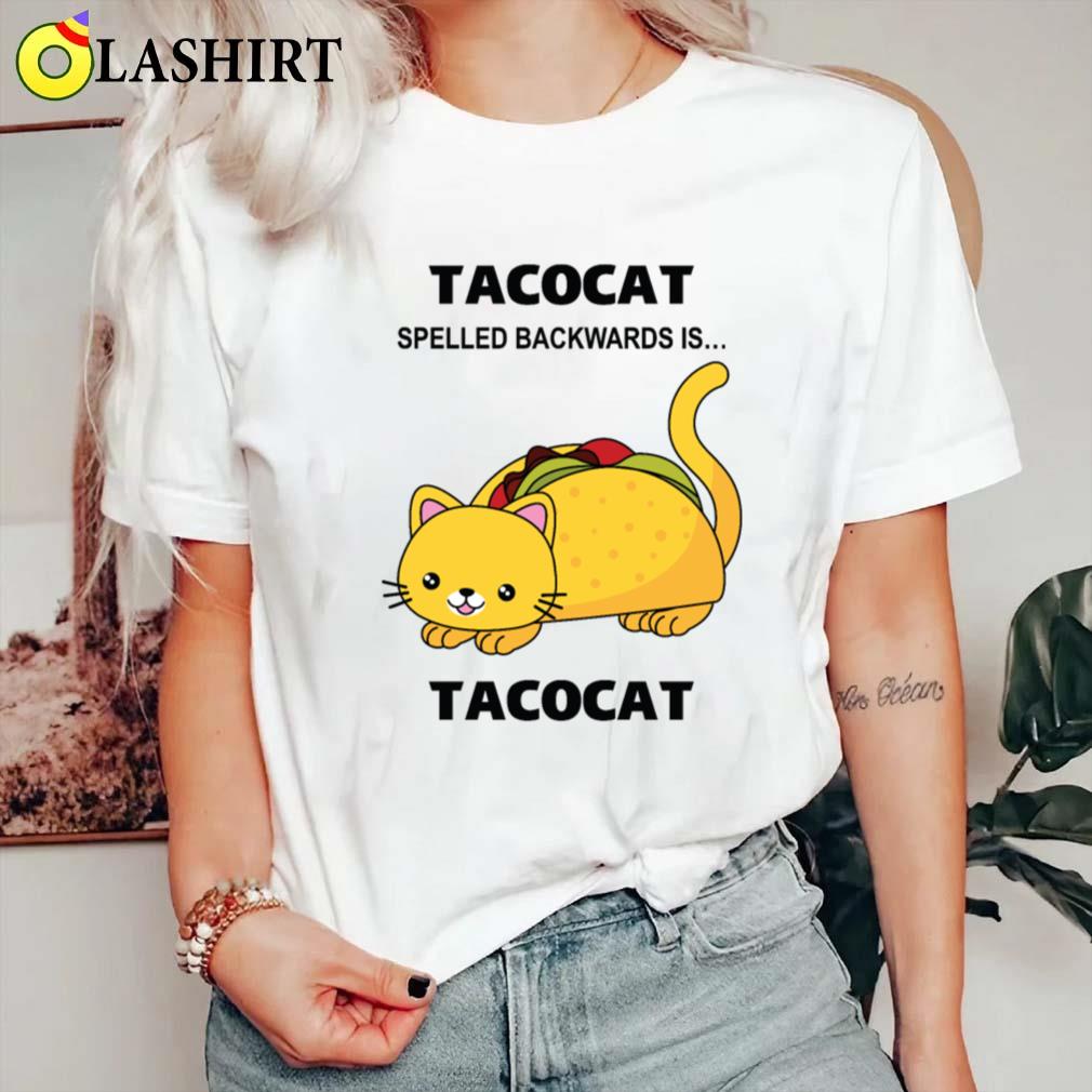 Funny Cat Illustration Tacocat T-shirt Classic Shirt
