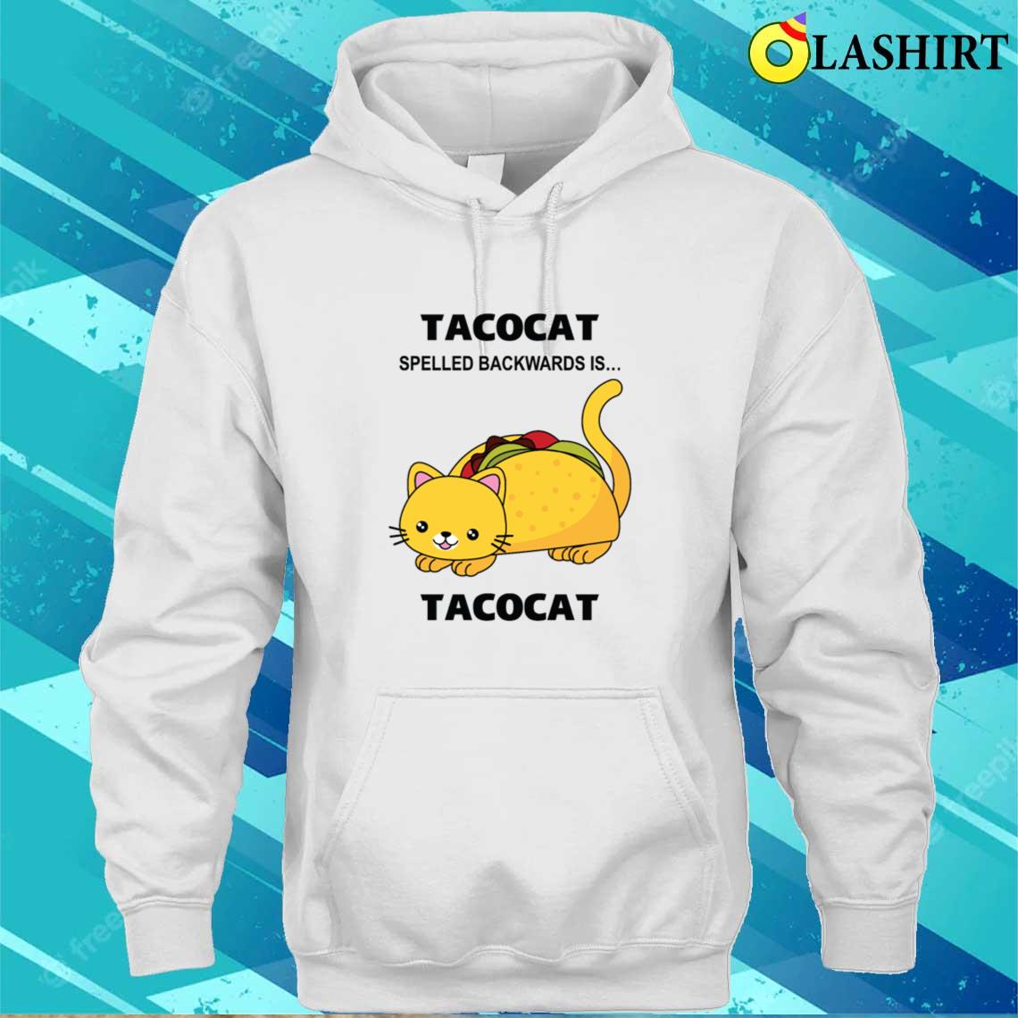 Funny Cat Illustration Tacocat T-shirt Unisex Hoodie