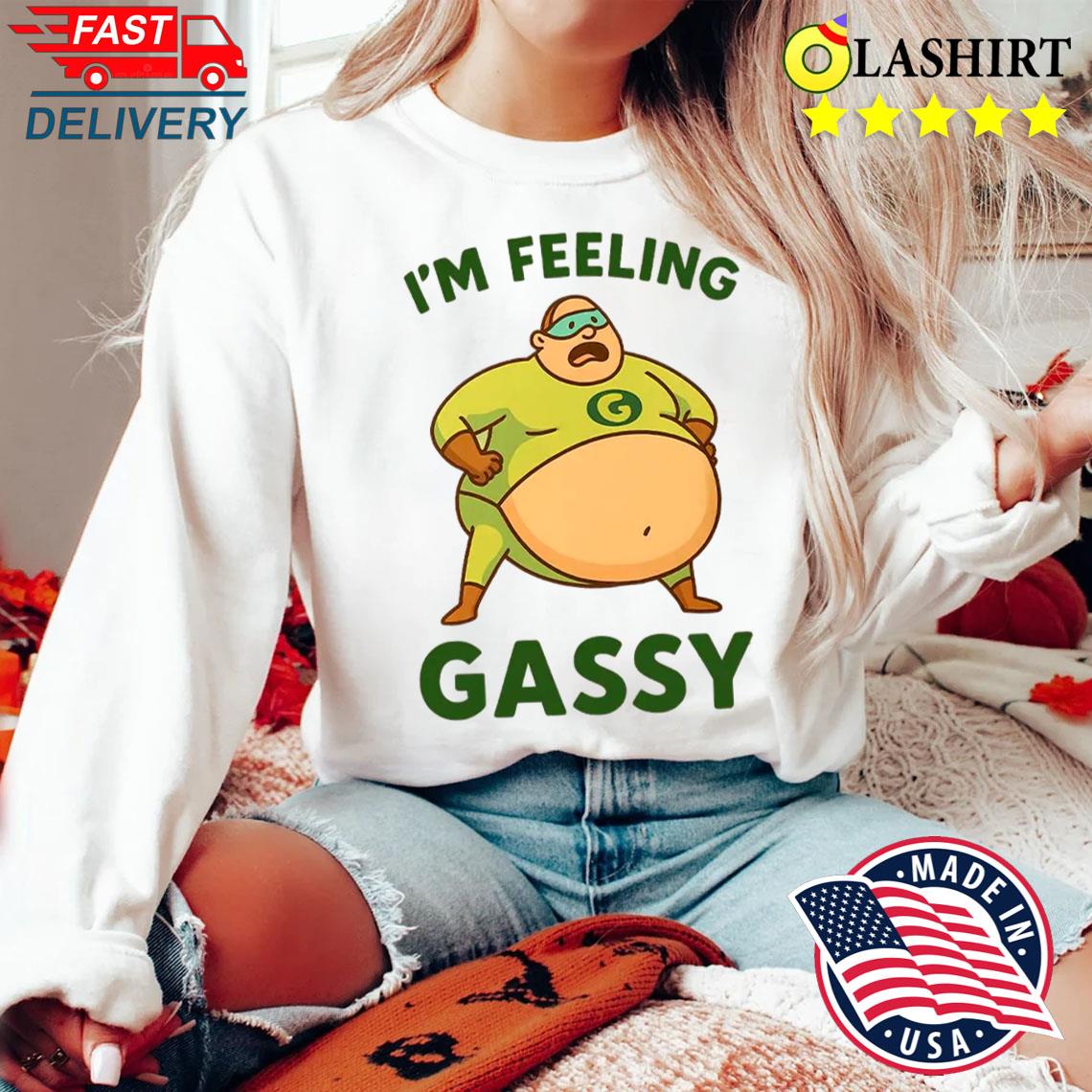 Funny Gassy Superhero Shirt Sweater Shirt