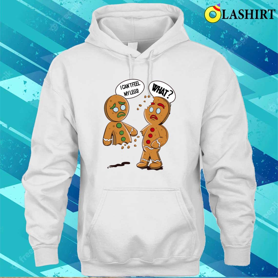 Funny Gingerbread Christmas Design T-shirt Unisex Hoodie
