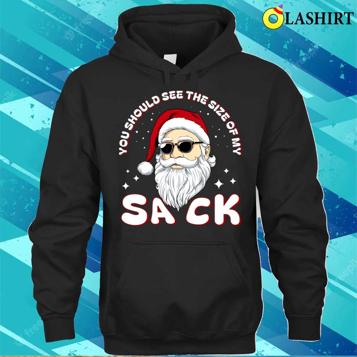 Funny Santa Claus T-shirt Unisex Hoodie
