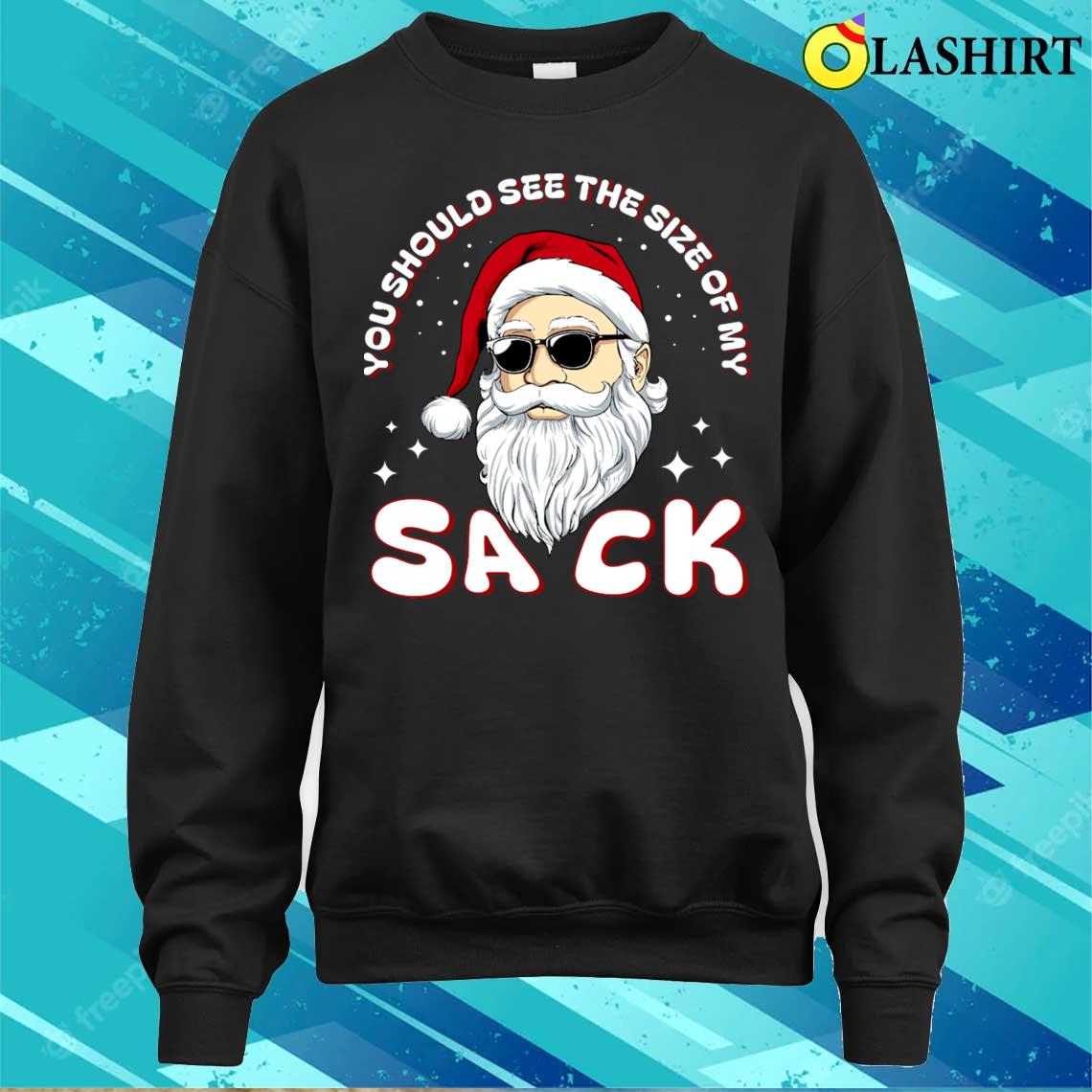 Funny Santa Claus T-shirt Sweater Shirt