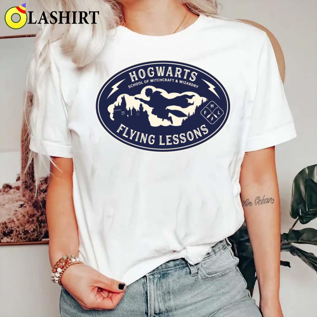 Harry Potter Hogwarts Flying Lessons T-shirt Classic Shirt
