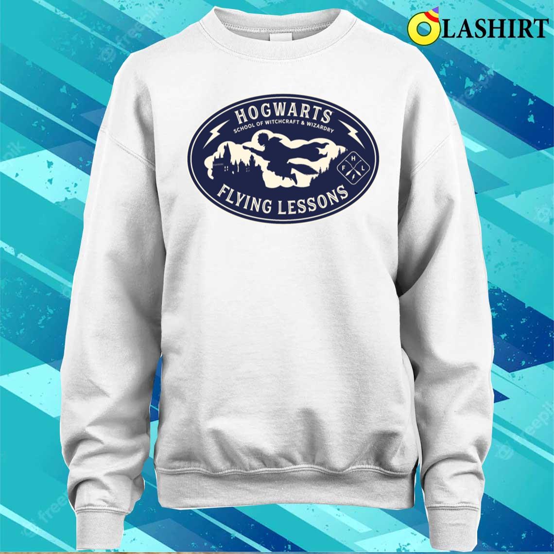Harry Potter Hogwarts Flying Lessons T-shirt Sweater Shirt