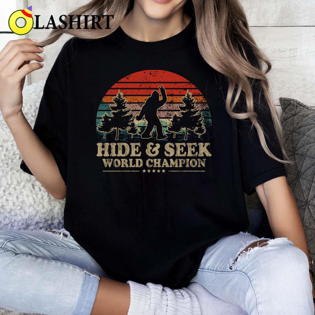 Hide And Seek World Champion Retro Tee T-shirt Classic Shirt