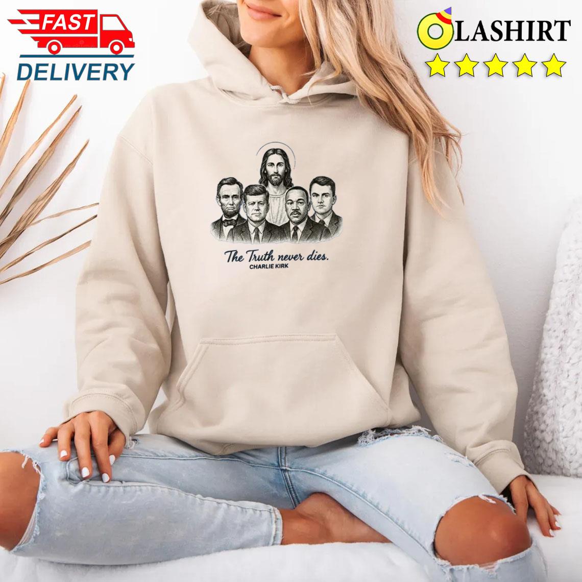 Jesus Defeated Death So You Can Live Shirt, Charlie Kirk Freedom Tee Unisex Hoodie