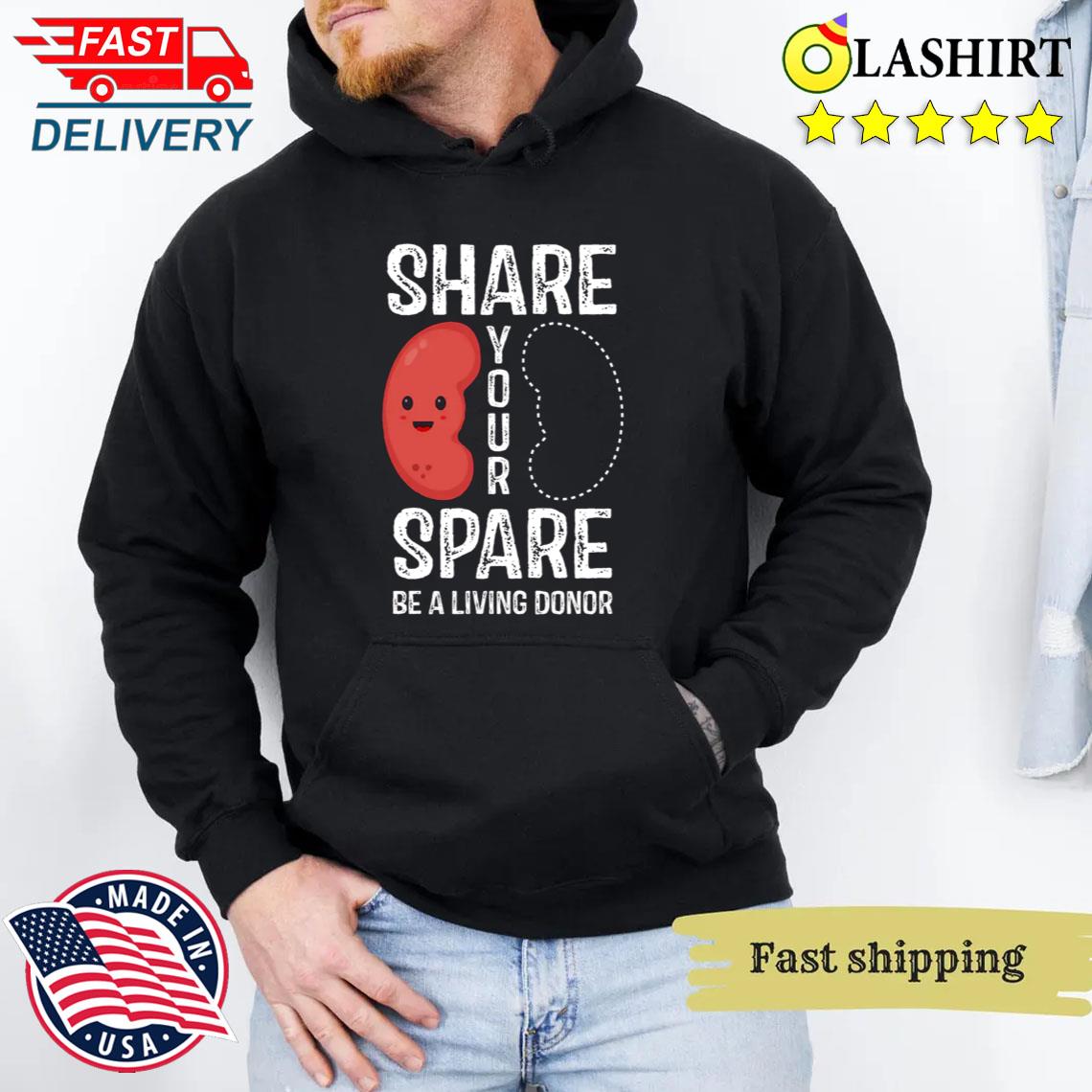 Kidney Donor Shirt, Organ Transplant Support T-shirt Unisex Hoodie