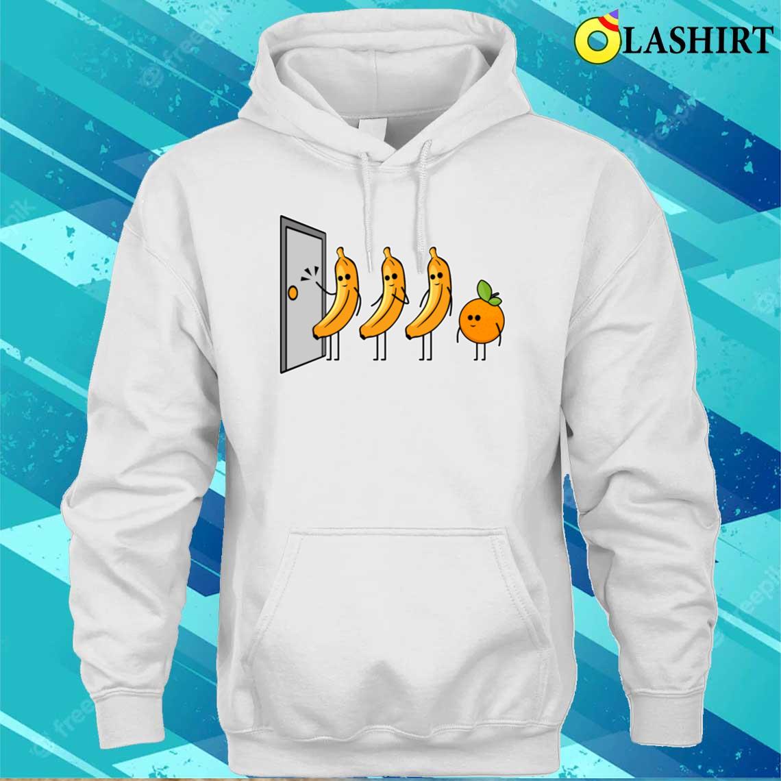 Knock Knock Who's There Banana Orange T-shirt Unisex Hoodie