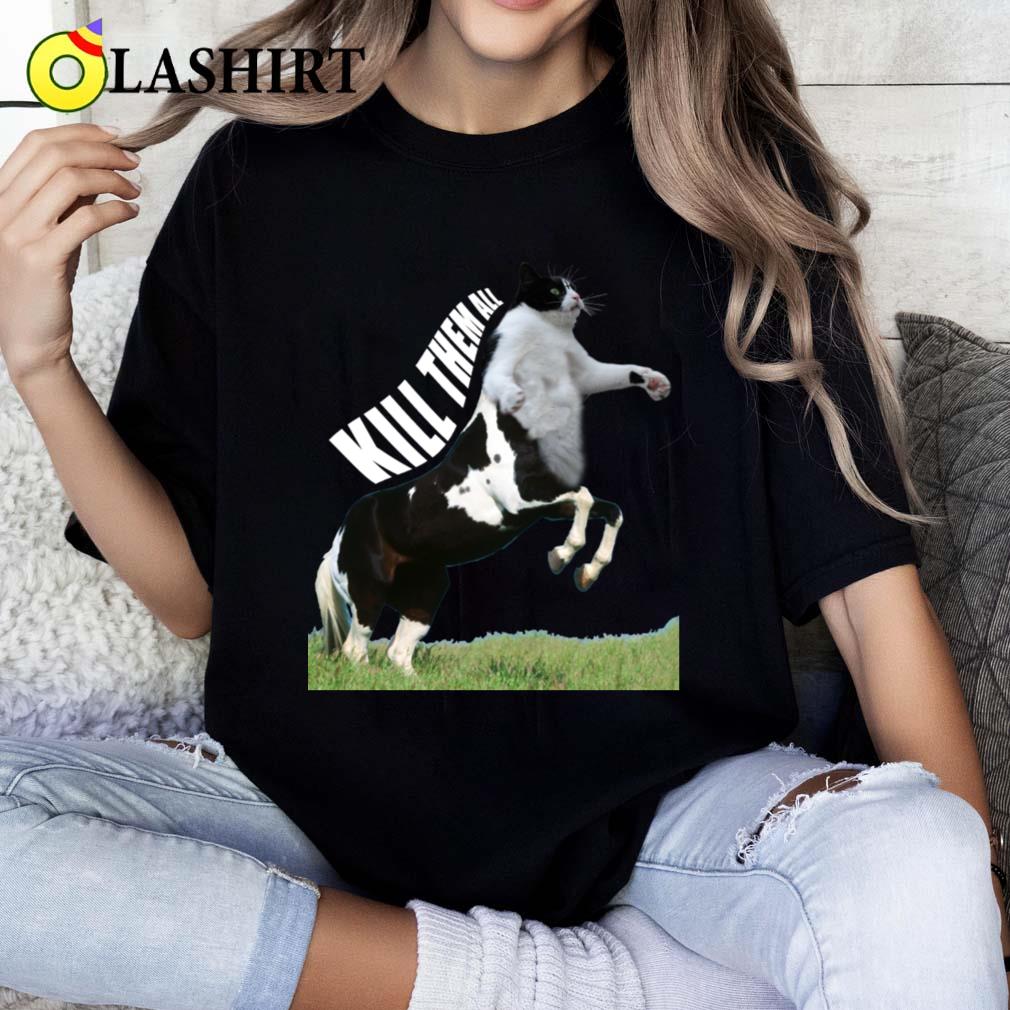 Of Centaur Cat Kill Them All T-shirt Classic Shirt