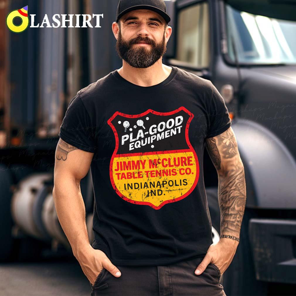 Plagood Equipment Jimmy Mcclure Table Tennis T-shirt Best Sale
