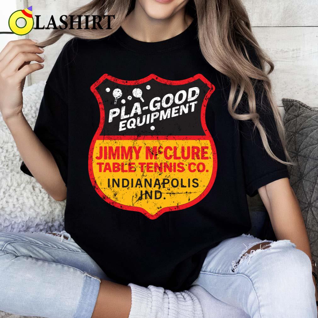 Plagood Equipment Jimmy Mcclure Table Tennis T-shirt Classic Shirt